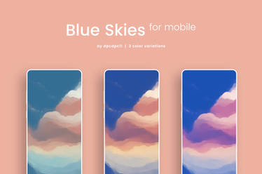 Blue Skies Mobile Wallpaper