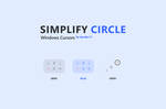 Simplify Circle - Windows Cursors by dpcdpc11