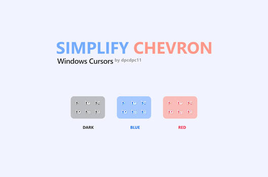 Simplify Chevron - Windows Cursors