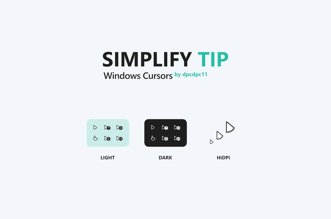 Simplify Tip - Windows Cursors by dpcdpc11 on DeviantArt