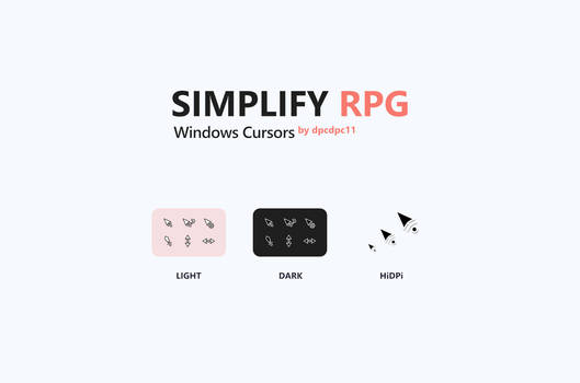 Simplify RPG - Windows Cursors