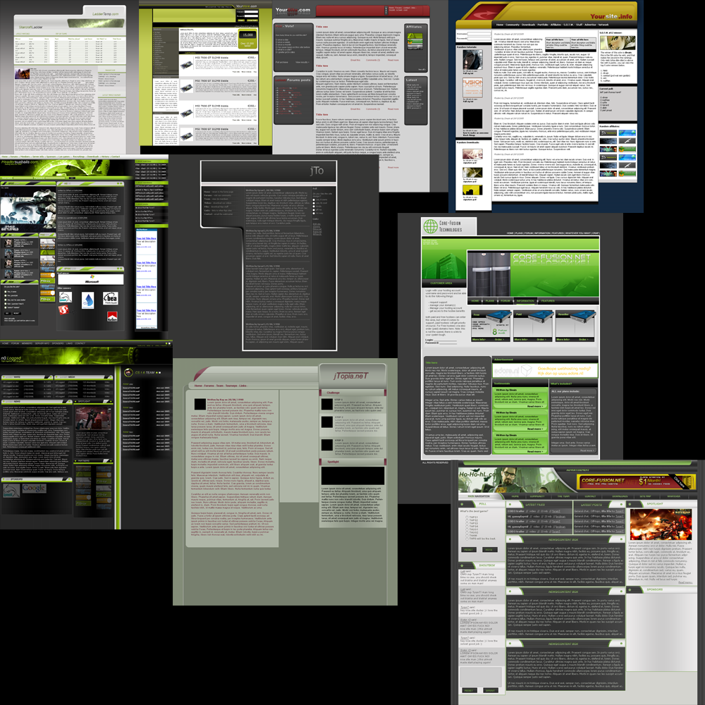 template psd pack