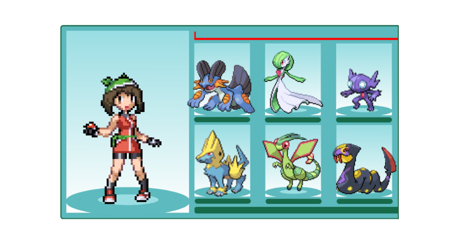 My Hoenn Team by kittylaughs on DeviantArt