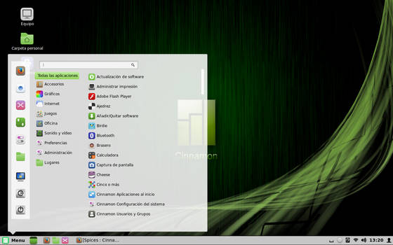 Manjaro-Fussion-Cinnamon-Theme