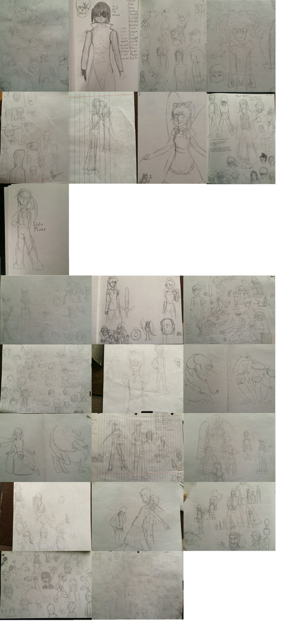 School Doodles Sketch Dump by AndYetNoBananas on DeviantArt