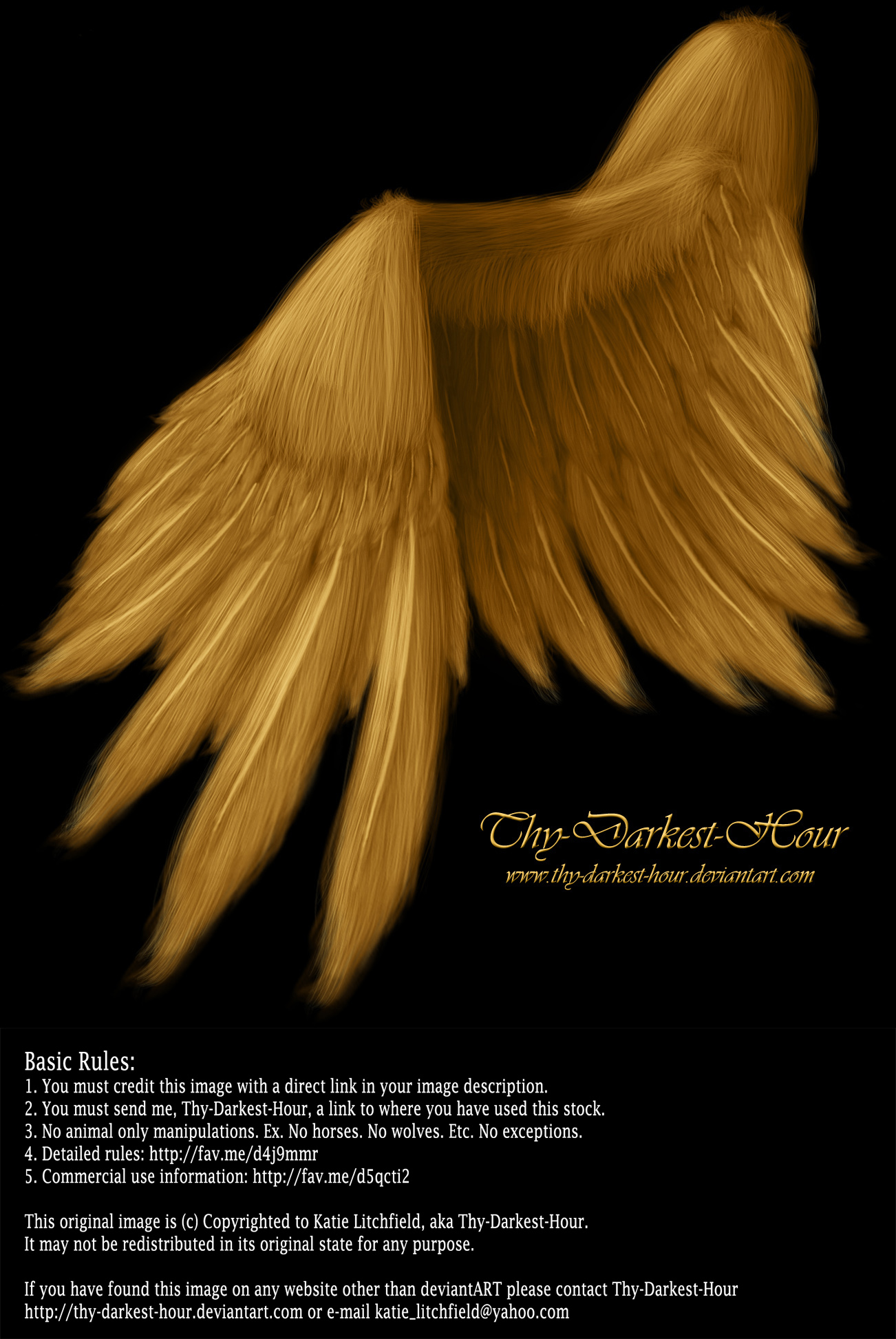 Soft Folded Angel Wing Golden PSD by ThyDarkestHour on DeviantArt