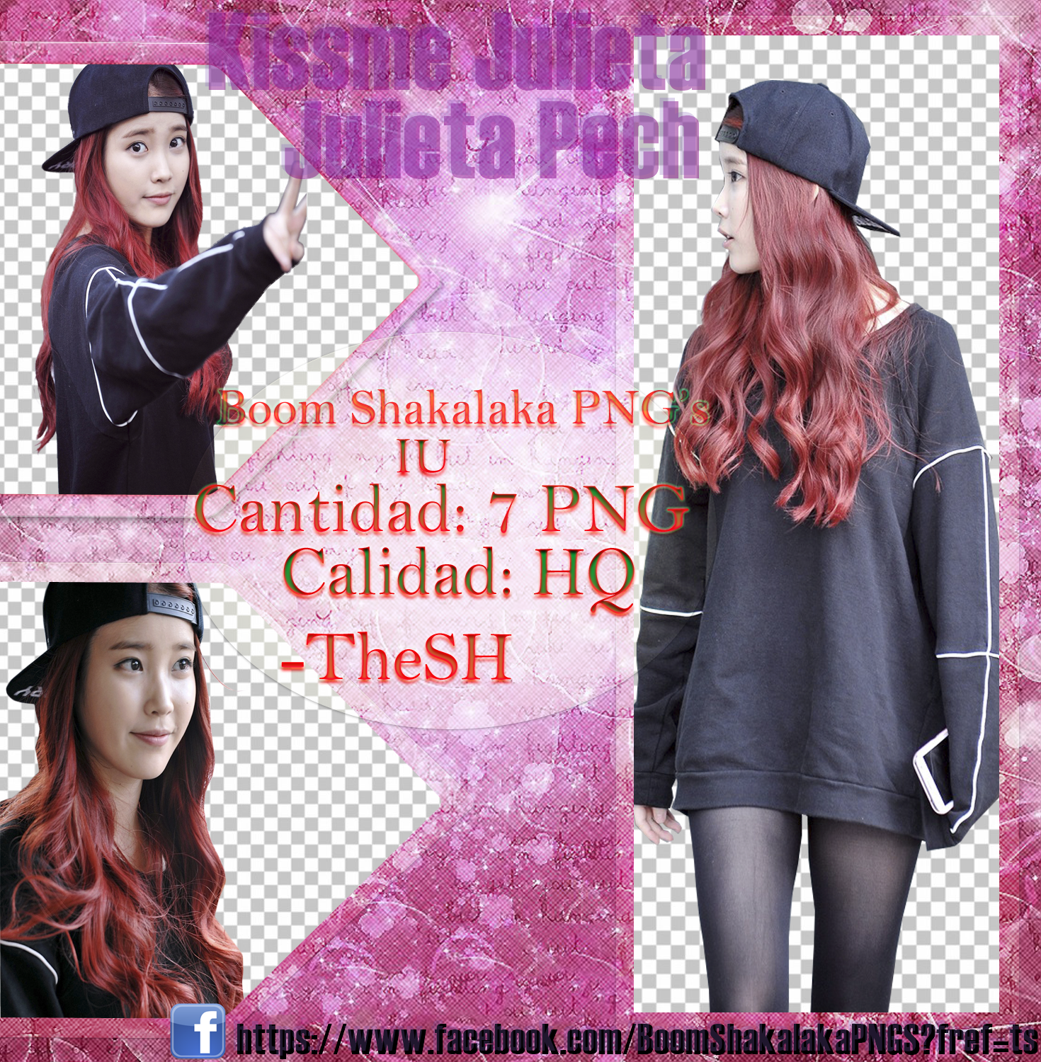 Pack PNG IU by Julieta