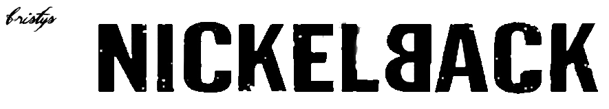 Nickelback logo render by Fr1stys on DeviantArt