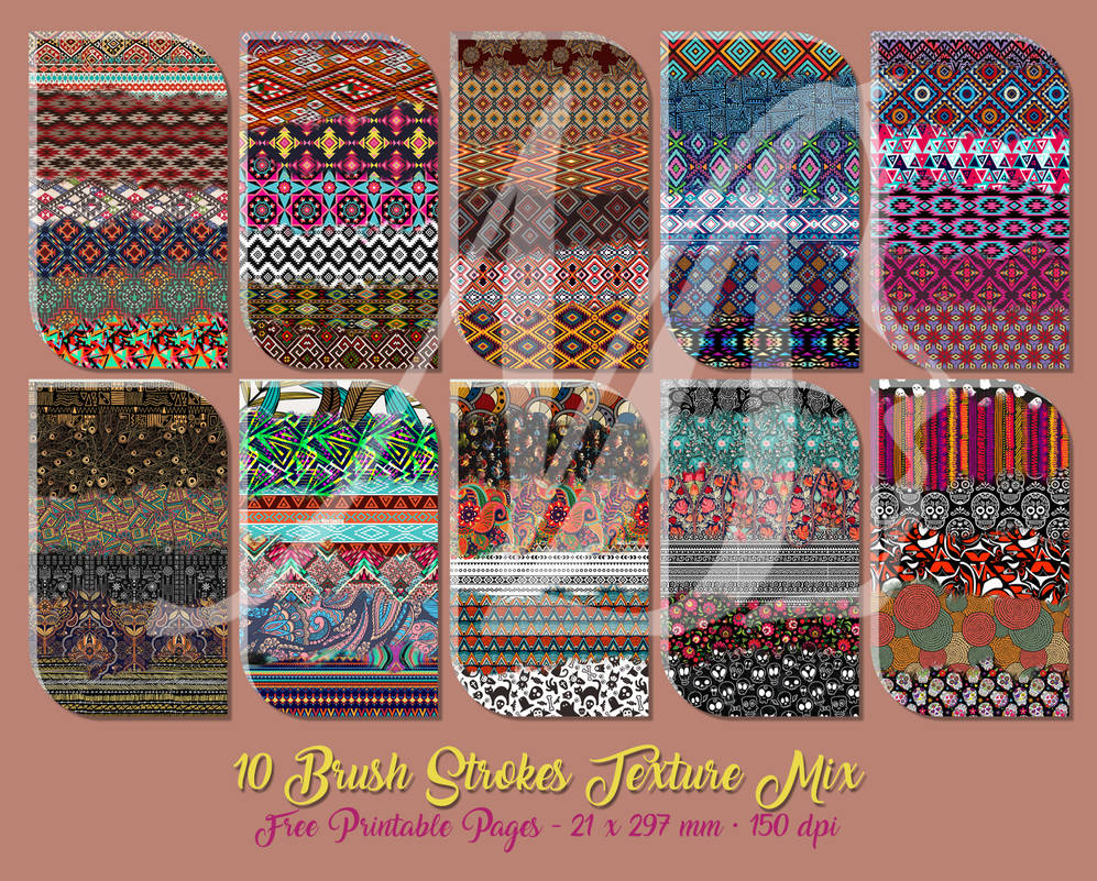 Brush strokes textures set 02 by NicoleDesign79 on DeviantArt