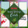 Happy Holidays Cards PNG files