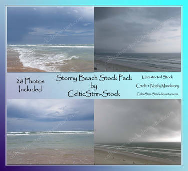 Stormy Beach Pack by CelticStrm-Stock