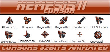 Nemesis II cursor 32bits