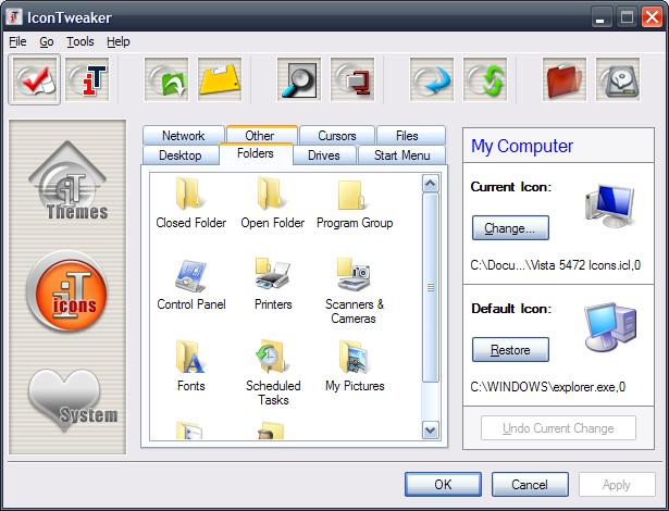 Vista 5472 IconTweaker Theme.