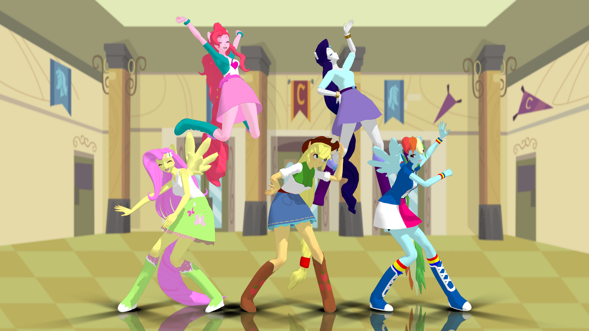 MMD/MLP [Cafeteria Song] Motion by RedFoxEditor on DeviantArt