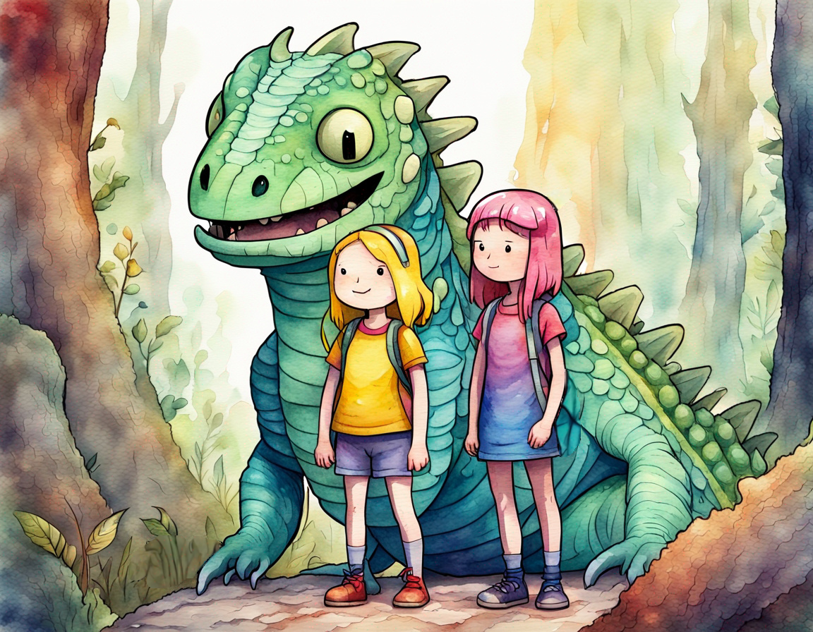 Sisters and the Basilisk by SentientArtStudios on DeviantArt