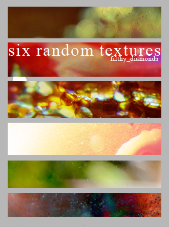 Six Random textures