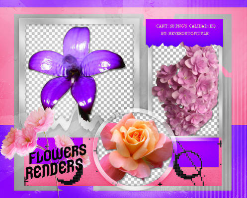Png Pack 1011 // Flowers renders