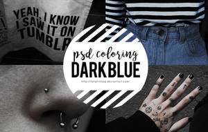 PSD COLORING #6 DARK BLUE