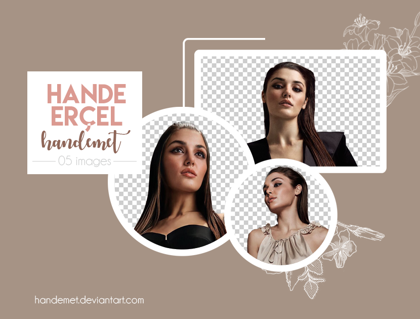 Hande Ercel Png Pack (7) by handemet on DeviantArt