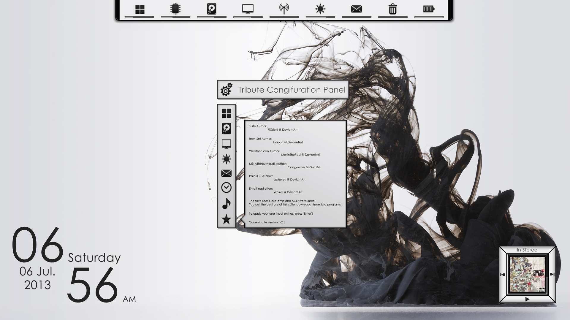 Tribute v2.1 for Rainmeter