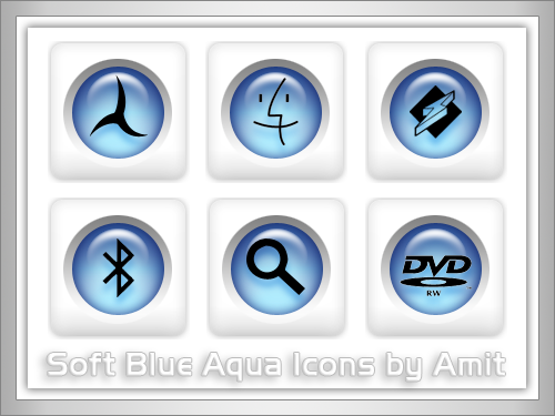 SoftBlueAqua Icons