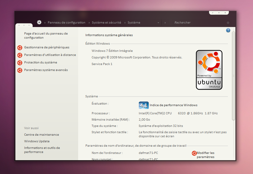 Ubuntu logo for syst info by dafmat71