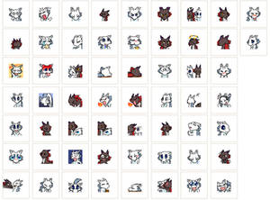 Dragon brothers emoicons