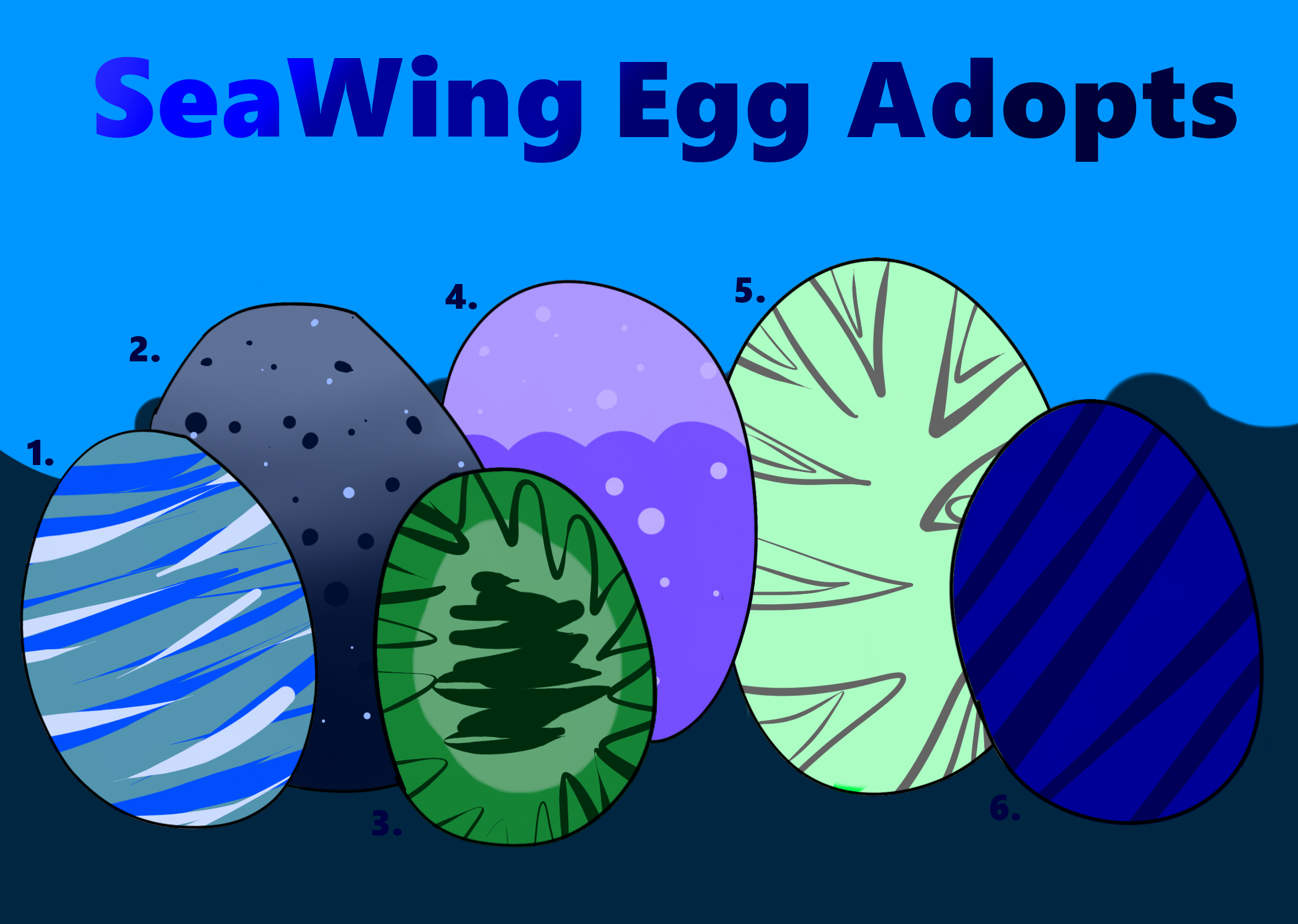 SeaWing Egg Adopts by FAANGBLAADE on DeviantArt