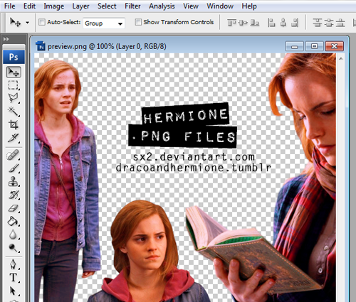 Hermione .PNG Pack
