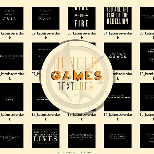 hunger games TEXTures