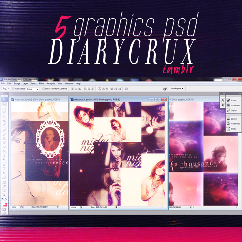 tumblr graphics psd pack