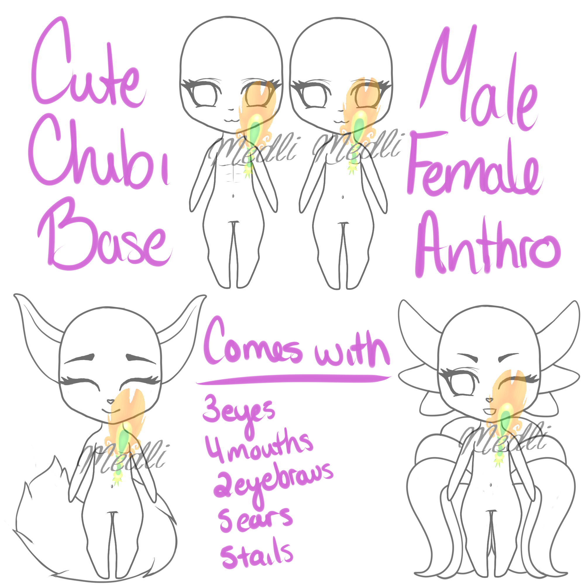 P2U Cute Chibi Base (CHEAP) by iSquaredd on DeviantArt