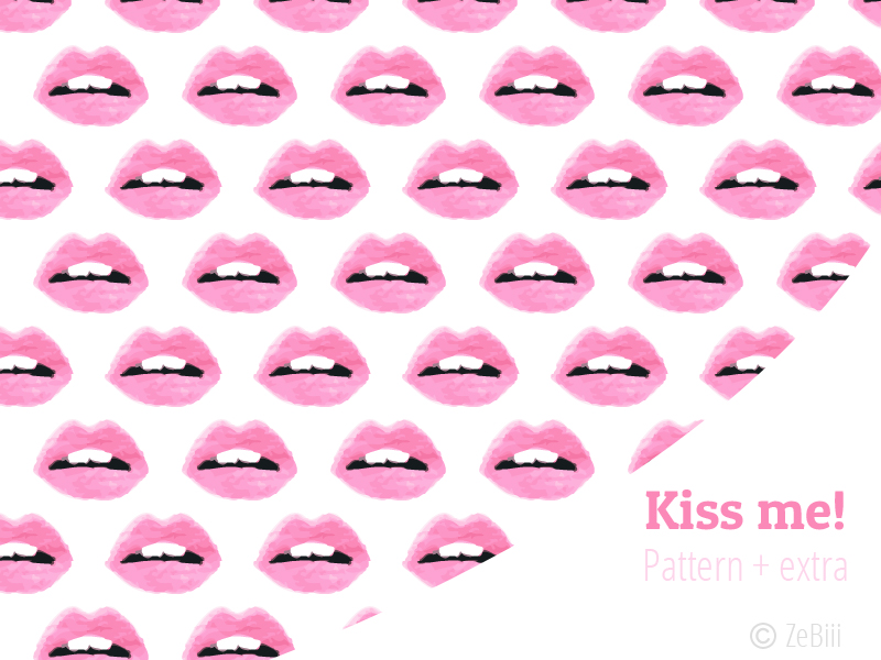 Kiss me pattern