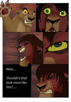 Literal Lion King - Kovu's Scar