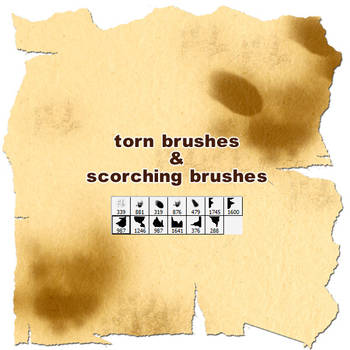 torn+scorching brushes