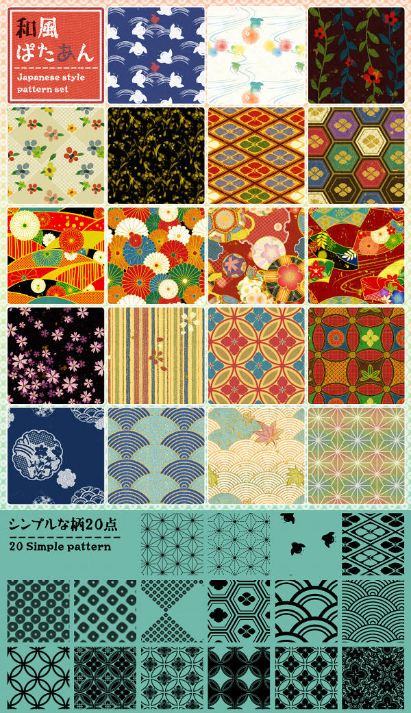 Japanese Style Pattern By Gimei On Deviantart