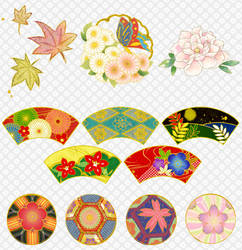 Japanese style image set