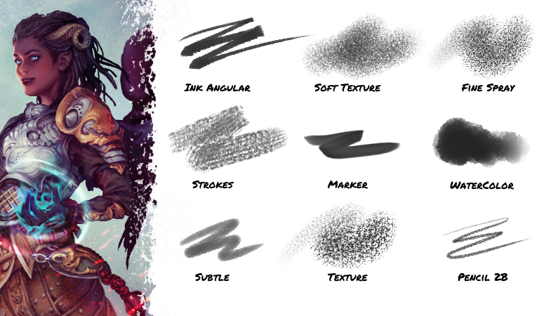 Brush set Vol. 2 for Clip Studio Paint