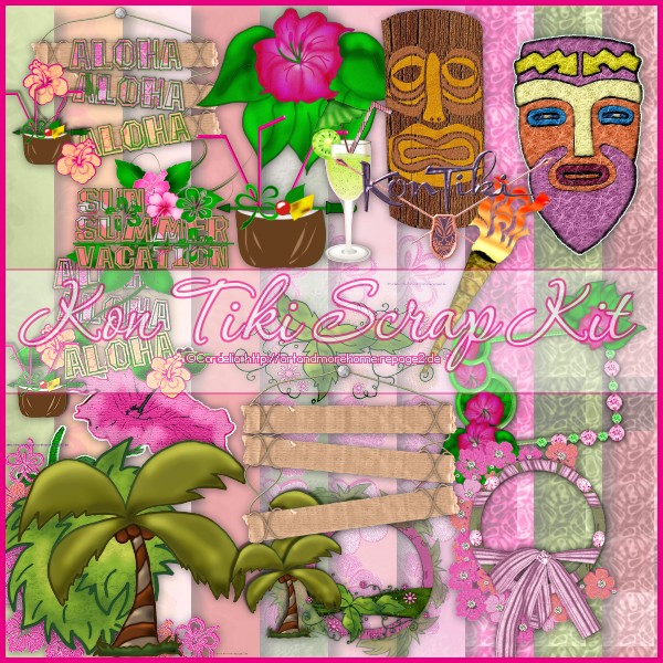 Kon Tiki Scrap Kit