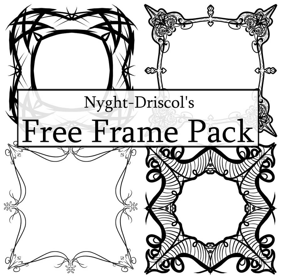 NyghtDriscol's Square Frame Pack by NyghtDriscol on DeviantArt