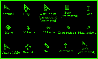 Shvag- simple, static cursors. by tchiro on DeviantArt