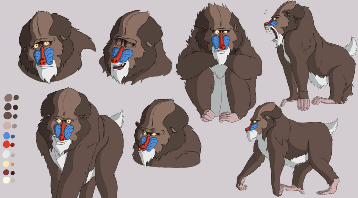 The Mandrill by aidanrandwilson on DeviantArt