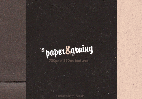 paper and grainy I texture pack by northerndawn
