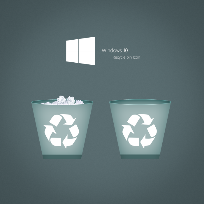 Recycle bin Icon for windows 10