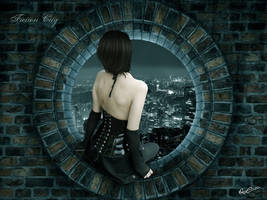 Fiction City - Wallpaper