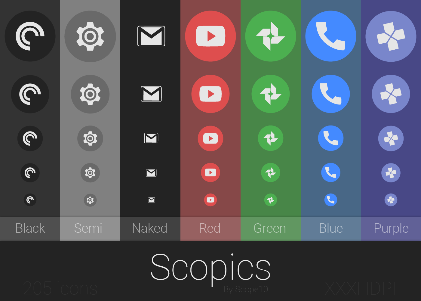 Scopics - Icons for Android