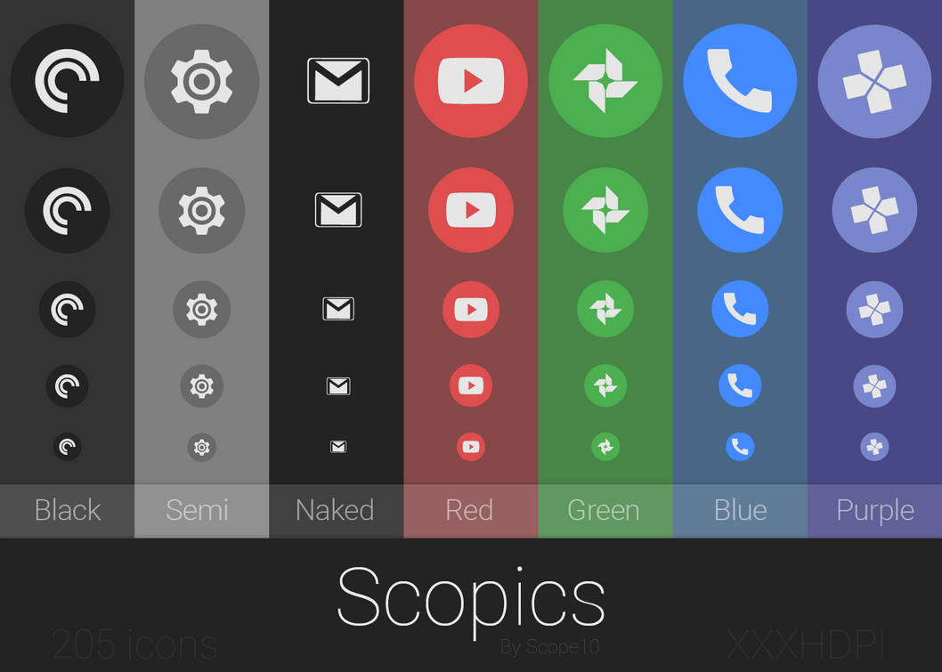 Scopics - Icons for Android by Scope10 on DeviantArt