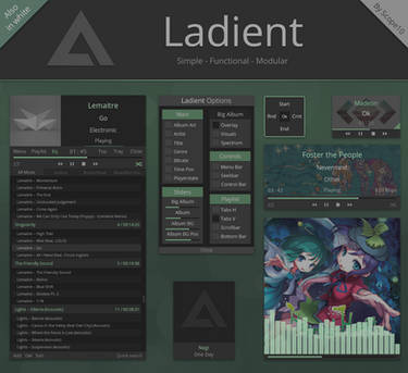 Ladient - AIMP 3.6 skin