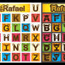 rilakkuma alphabet vector