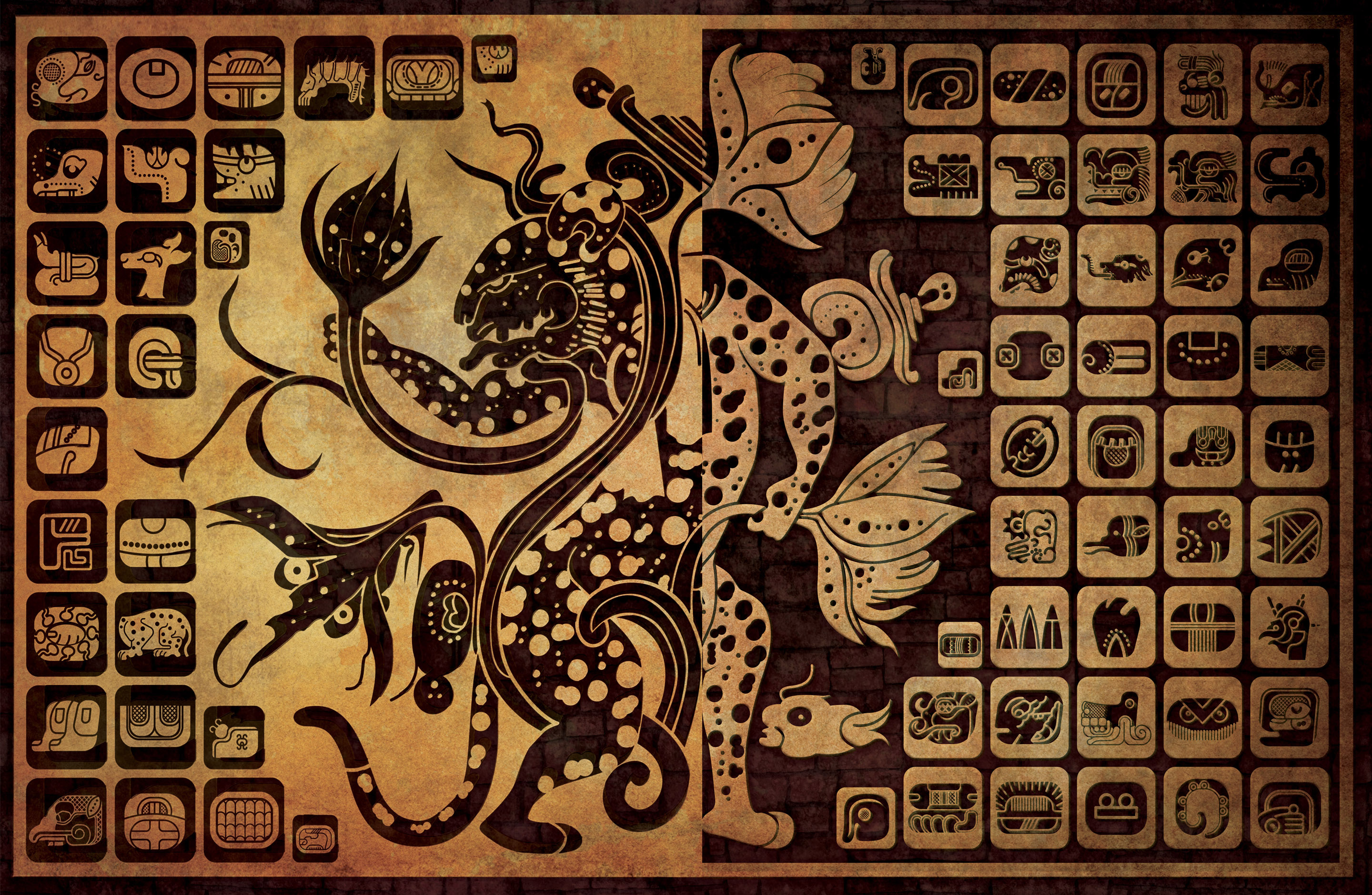 mayan glyphs wallpaper by ikarusmedia on DeviantArt